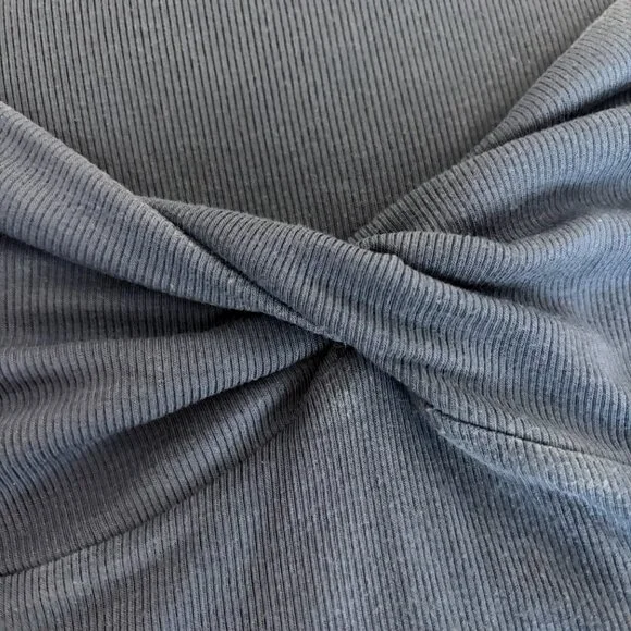 Aritzia Sunday Best Lula Top Shortsleeve in Admiral (Navy) - Picture 4 of 7